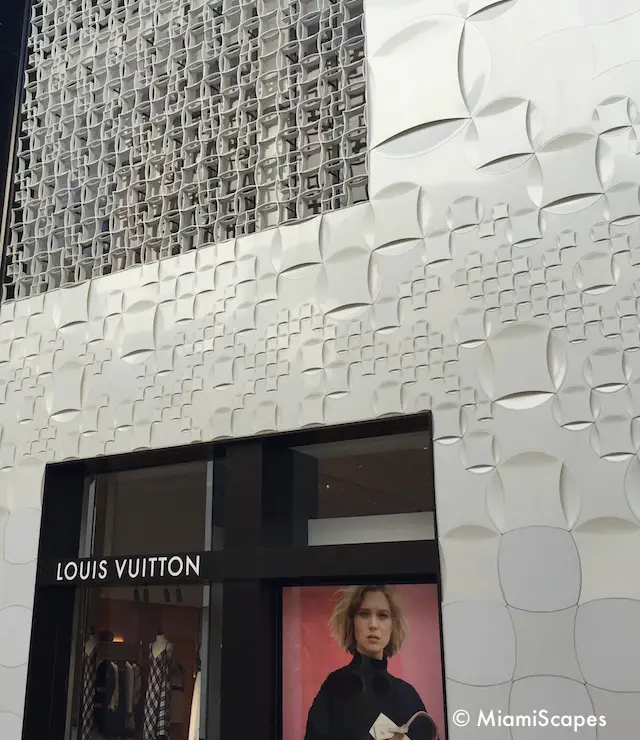 Louis vuitton's store at Miami design district