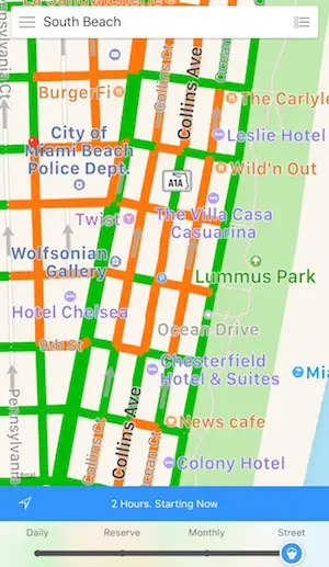 2023 Map of Free Parking in Miami Beach - SpotAngels