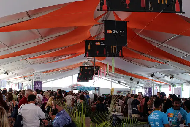 SoBe Food and Wine Fest Beachside Tents 